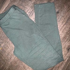 Girls 10/12 Olive Green Leggings